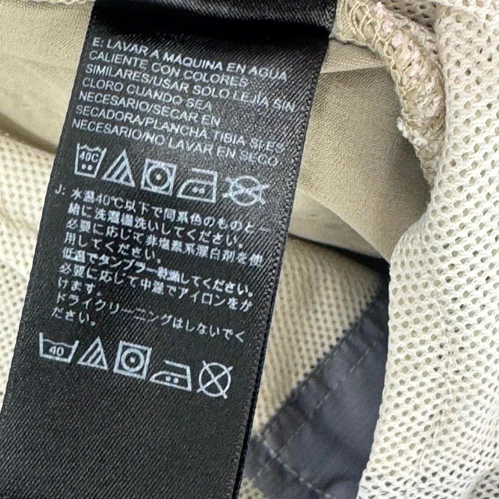The North Face Mens Khaki Nylon Stretch Hiking Travel Pants Size 34 Regular